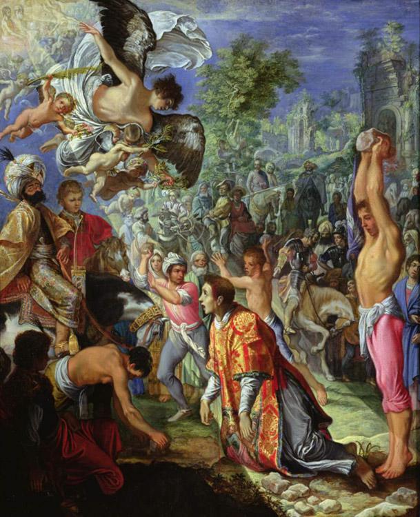 Adam  Elsheimer The Stoning of Saint Stephen (nn03) Sweden oil painting art